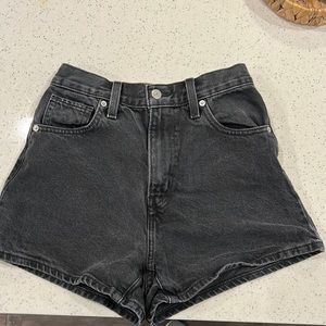 High waisted mom shorts